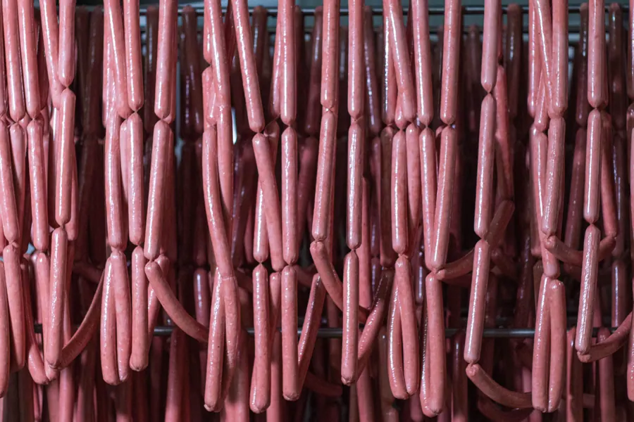 Produtos armazenados em ambiente de câmara fria